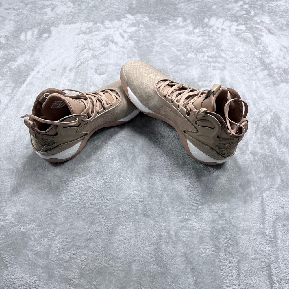 LiNing Yushuai 19 Basketball Shoes Men 11 Tan CNY ABAV005-2H Mid Top Sneakers